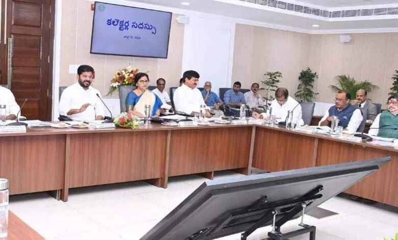 CM Revanth Reddy Holds Key Meeting with District Collectors on Praja Palana Pragati Plan