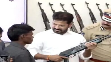 Telangana Chief Minister Revanth Reddy speaks about government support and rehabilitation for surrendered Maoists and praising police efforts in encouraging Maoists to join mainstream society.