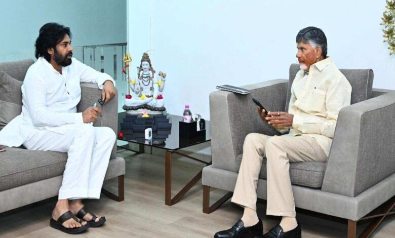 Chandrababu Pawan Kalyan Meeting Focuses on Panchayat Raj Rural Development and Jal Jeevan Mission