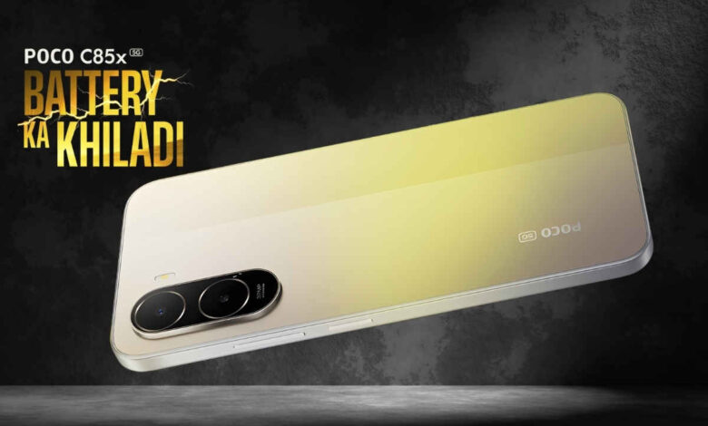 Poco C85x 5G Set for India Launch Tomorrow With Massive Battery and 120Hz Display