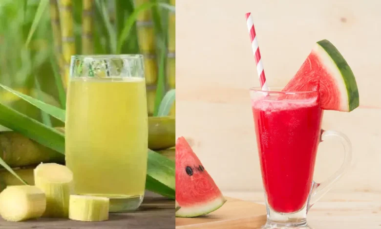 Sugarcane Juice or Watermelon Juice Which Is Better for Summer Health