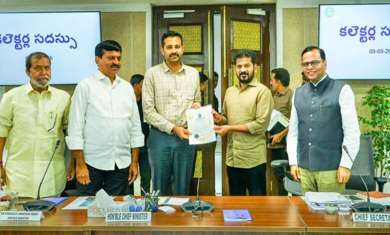 CM Revanth Reddy Orders Collectors to Spend Ten Days in Villages Every Month