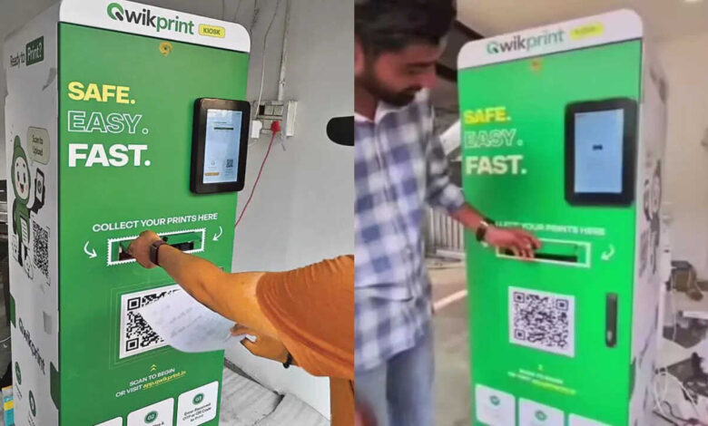 Quick Print Kiosk in Hyderabad Lets People Scan and Print Instantly
