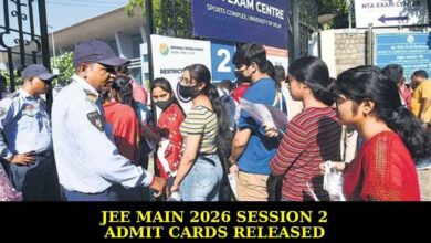 JEE Main 2026 Session 2 Admit Cards Released Download Process and Exam Dates Announced