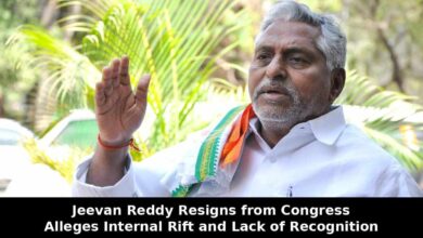 Senior Leader Jeevan Reddy Resigns from Congress, Raises Strong Allegations