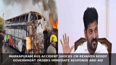 Revanth Reddy Expresses Grief Over Markapuram Bus Accident