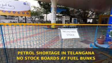 Petrol Shortage Across Telangana, No Stock Boards Raise Concern