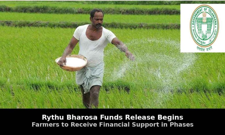 Rythu Bharosa Funds Release from Tomorrow as Telangana Begins Three Phase Distribution