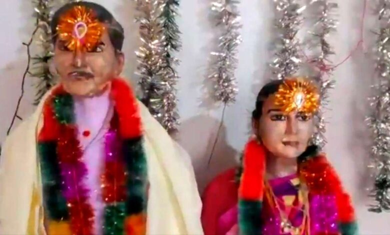 Family Builds Temple for Deceased Couple, Continues Annual Wedding Ritual in Telangana