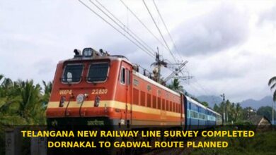 Telangana New Railway Line Survey Completed for Dornakal to Gadwal Route