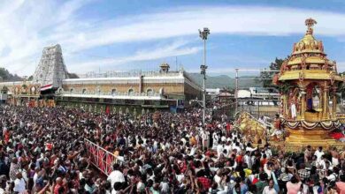 Heavy Devotee Rush Continues at Tirumala with Long Waiting Time for Darshan
