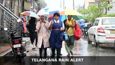 Telangana Rain Alert as Trough Brings Showers While Heatwave Conditions Persist