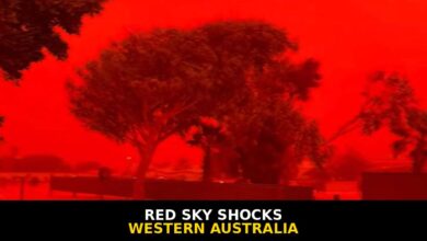 Red Sky Over Western Australia Sparks Fear as Dust Storm Turns Daytime Crimson