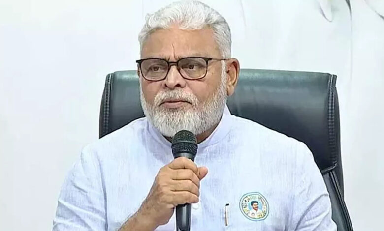Ambati Rambabu attending police inquiry in Kadapa after case filed over remarks on Chandrababu Naidu