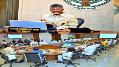 Chandrababu Naidu leading Andhra Pradesh cabinet meeting with ministers discussing Amaravati infrastructure projects and government decisions