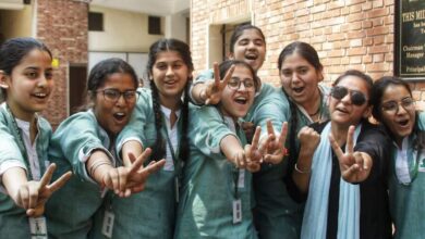 Students checking CBSE Class 10 results 2026 online with high pass percentage and girls outperforming boys