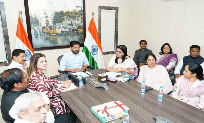 CM Revanth Reddy discusses CSR funds for education and healthcare with corporate representatives in Telangana