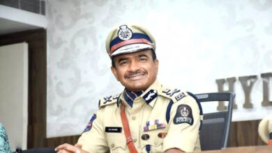 C. V. Anand in police uniform after appointment as Telangana DGP
