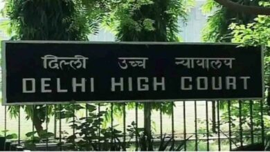 Parnia Qureshi outside court during legal proceedings related to visa process and citizenship status in Delhi High Court