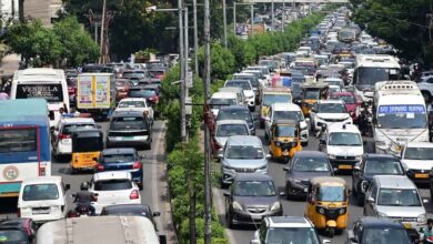 Intelligent traffic management system monitoring Hyderabad city roads