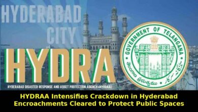HYDRAA Crackdown Clears Encroachments Across Hyderabad Lakes Parks and Roads