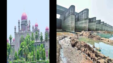 Telangana High Court hearing on Kaleshwaram Commission report case involving political leaders