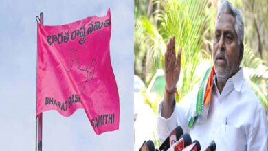 KTR Jagtial visit sparks speculation of Jeevan Reddy joining BRS after quitting Congress with party flags and rallies indicating possible political shift
