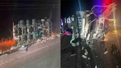 Kurnool road accident near Mantralayam leaves eight dead and thirteen injured after Bolero and lorry collision
