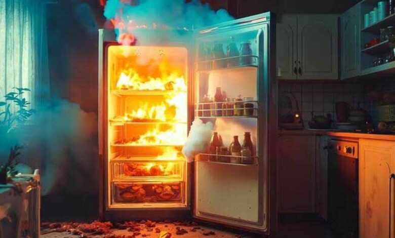 Fridge explosion incident in Nirmal district where two people lost their lives due to suspected short circuit and summer related appliance risks