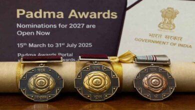Padma Awards medals placed with nomination announcement background representing Padma Awards 2027 nomination process