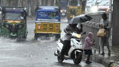Heavy rain with thunderstorms and hailstorm in Hyderabad as Telangana weather changes after extreme heatwave