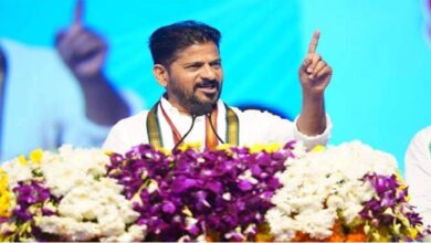 Telangana CM Revanth Reddy addressing public on Bhupalpally district issue