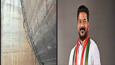 Revanth Reddy visits Kaleshwaram project to inspect Medigadda barrage damage and review restoration works