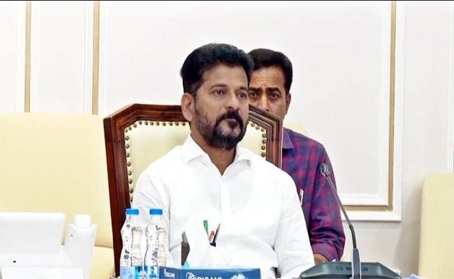 Telangana Chief Minister Revanth Reddy reacts to RTC driver death during official meeting