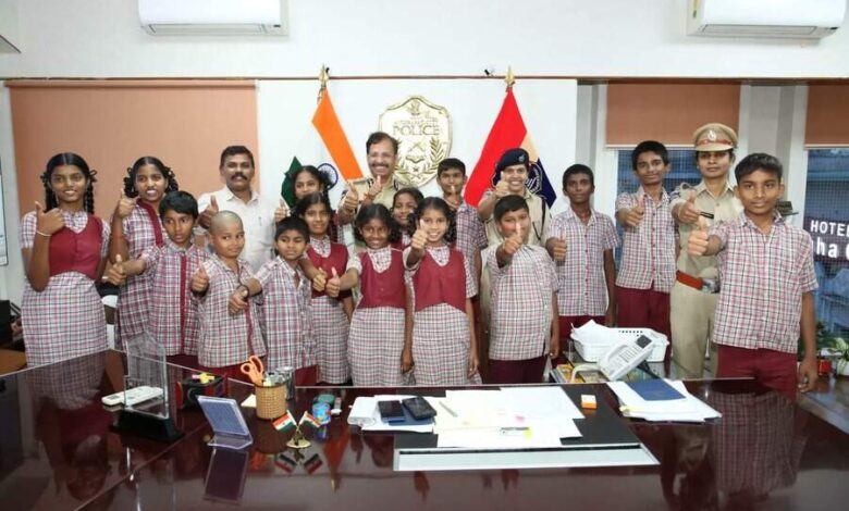 Hyderabad Police Launch A Day With The CP Initiative for Students