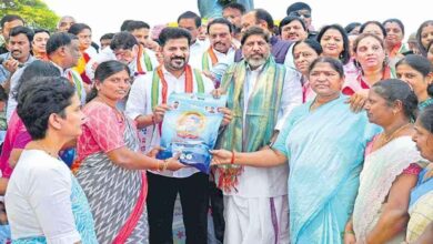 Telangana Free Sarees Scheme 2026 launched by Revanth Reddy government with new parrot green Indiramma sarees distribution on Indira Gandhi Jayanti for women across state