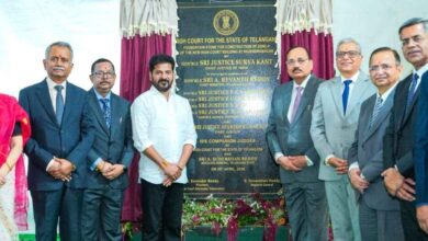 Revanth Reddy lays foundation for Telangana High Court new building at Rajendranagar to strengthen judicial infrastructure