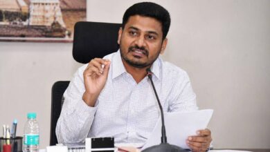 Senior official in meeting highlighting Telangana IAS transfers and administrative reshuffle