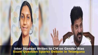 Telangana Inter Student Writes to CM Over Gender Bias Question