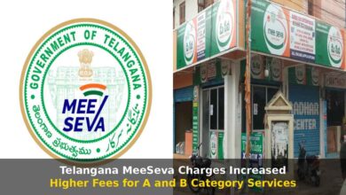 Telangana Increases MeeSeva Charges Across Service Categories