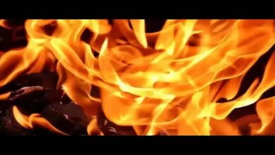Injured man being rushed to hospital after setting himself on fire following separation from his wife in Telangana