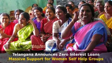 Telangana Announces Zero Interest Loans for Women Self Help Groups