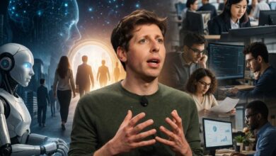 Sam Altman Says AI Is Changing Work But Not Replacing Humans Completely