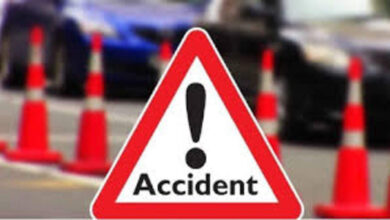 Car crashes into lorry in Sangareddy killing two and injuring three near Zaheerabad bypass