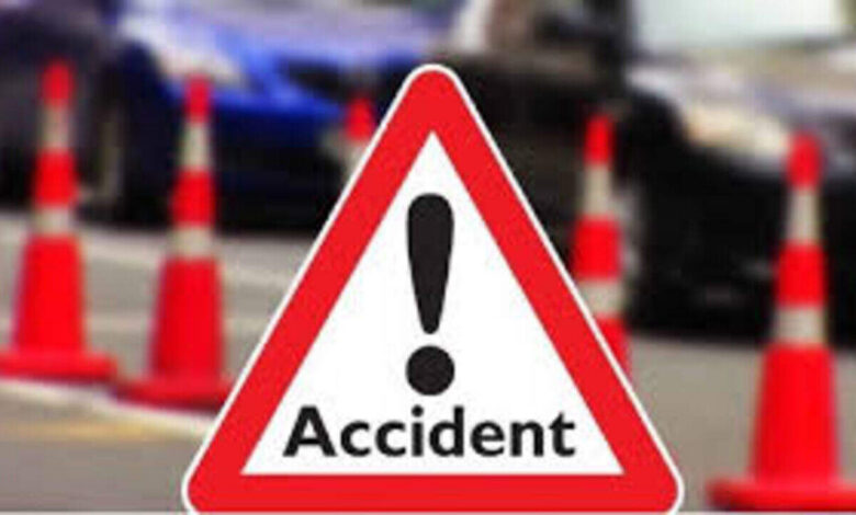 Car Crashes Into Parked Lorry in LB Nagar Leaving Two Seriously Injured