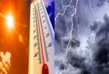 People walking under intense sun during heatwave in Andhra Pradesh and Severe heatwave grips Andhra Pradesh and Telangana as authorities warn of thunderstorms with lightning across several districts