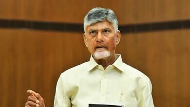 Andhra Pradesh Chief Minister Chandrababu Naidu attending the West Bengal government swearing in event in Kolkata