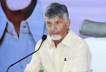 Chandrababu Naidu addressing party leaders after announcing hybrid online TDP Mahanadu amid fuel saving measures