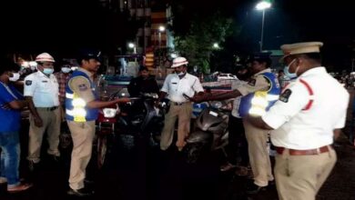 Traffic police conduct drunken drive checks on motorists during late night raids in Hyderabad