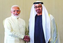 Prime Minister Narendra Modi and UAE leaders during discussions on strategic oil storage and investment agreements between India and the United Arab Emirates